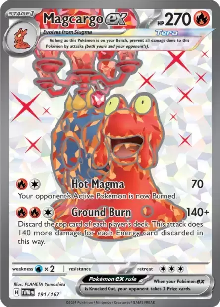 Twilight Mascarade - TWMEN - Magcargo EX