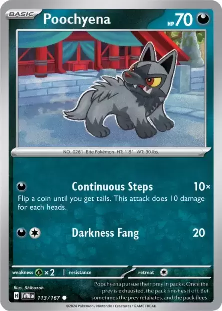 Twilight Mascarade - TWMEN - Poochyena