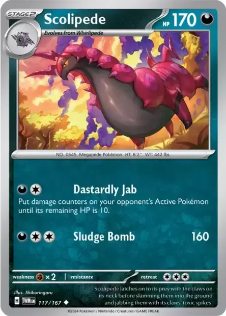 Twilight Mascarade - TWMEN - Scolipede