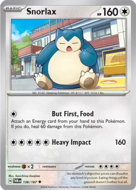 Twilight Mascarade - TWMEN - Snorlax