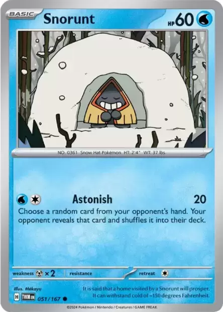 Twilight Mascarade - TWMEN - Snorunt