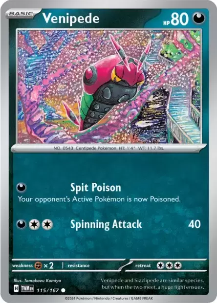 Twilight Mascarade - TWMEN - Venipede