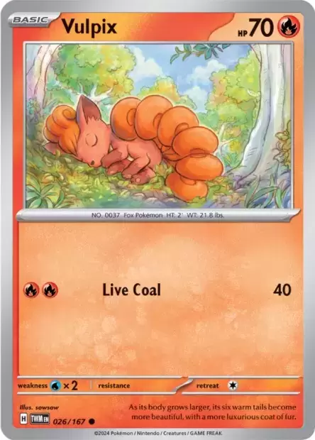 Twilight Mascarade - TWMEN - Vulpix