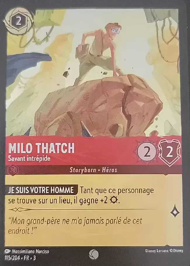 Les Terres d\'Encres - Chapitre 3 - Milo Thatch - Savant intrépide - Brillante