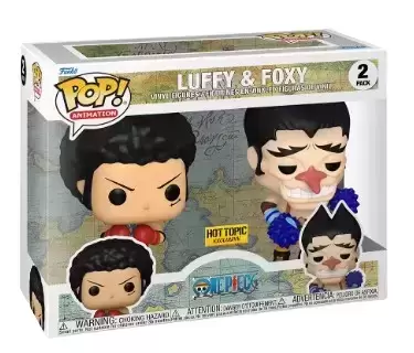 POP! Animation - One Piece - Luffy & Foxy 2 Pack