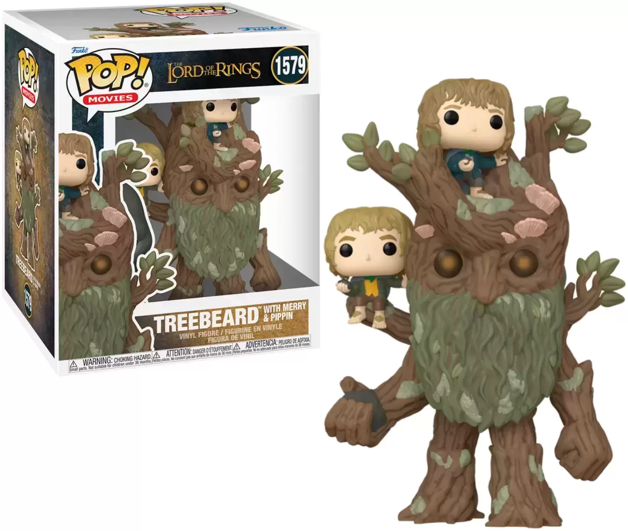 POP! Movies - Lord Of The Rings - Treebeard With Merry & Pippin