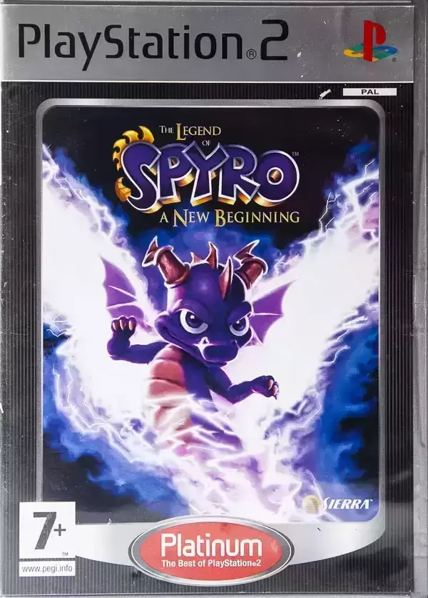 Jeux PS2 - The Legend Of Spyro - A New Beginning Platinum