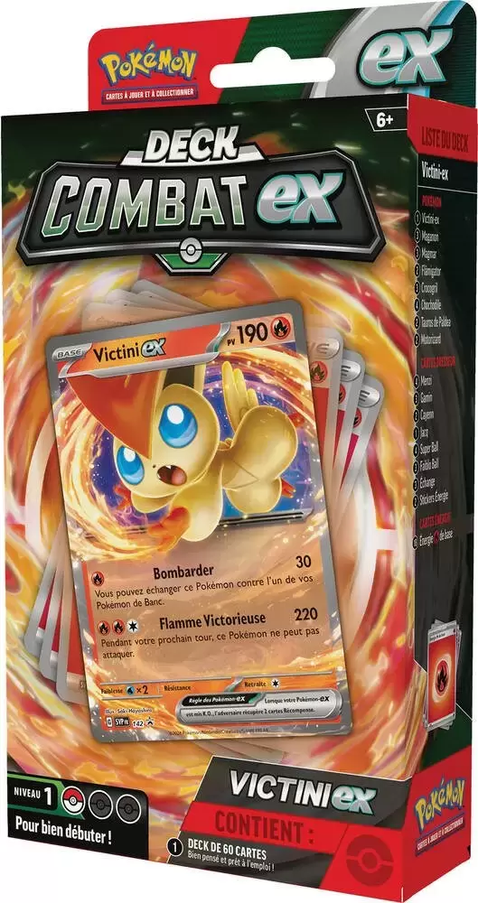 Coffret de Boosters - Deck Combat EX - Victini EX
