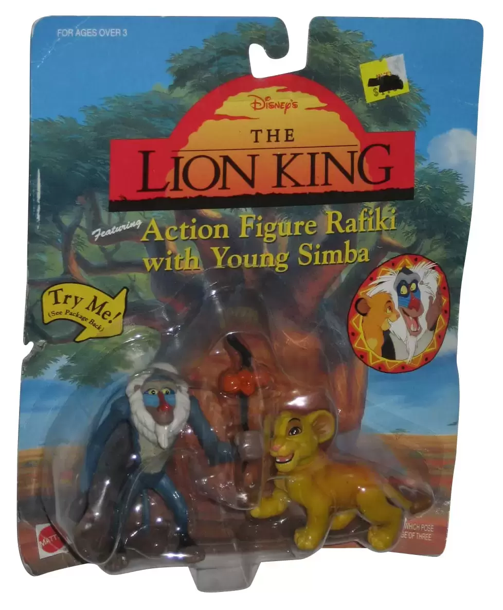 The Lion King (Mattel) - Rafiki With Young Simba