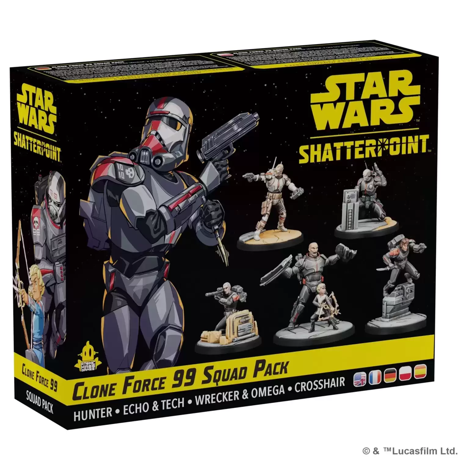 Star Wars: Shatterpoint - Starwars Shatterpoint: Clone Force 99 Squad Pack