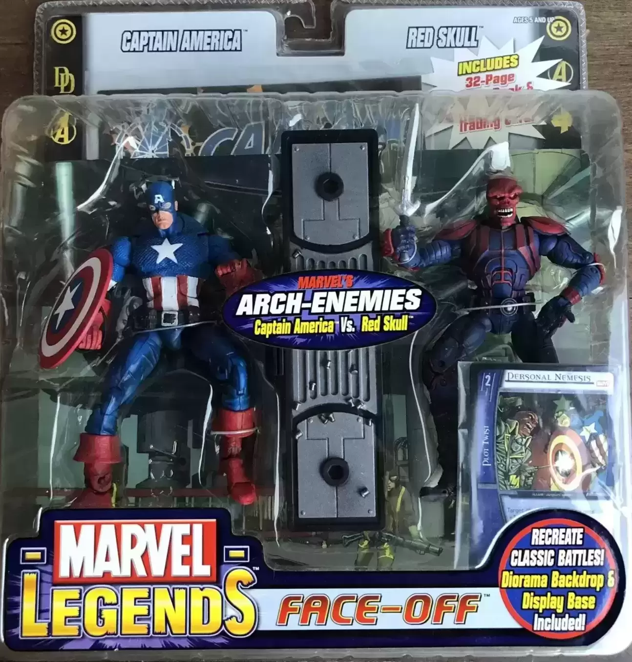 Marvel Legends Toy Biz - (2002-2012) - Face-Off - Captain America & Red Skull