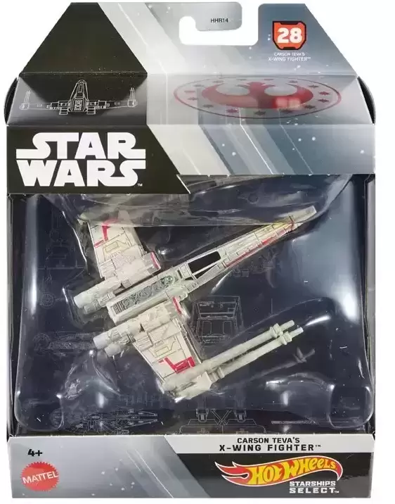 Starships Select - Hot Wheels Star Wars - Carson Teva\'s X-Wing Fighter