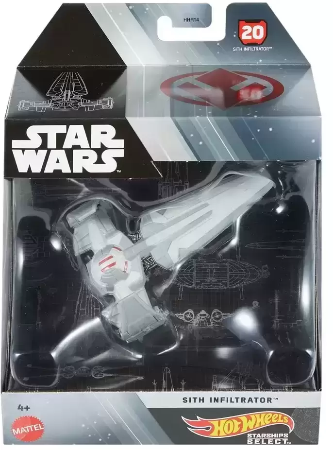 Starships Select - Hot Wheels Star Wars - Sith Infiltrator