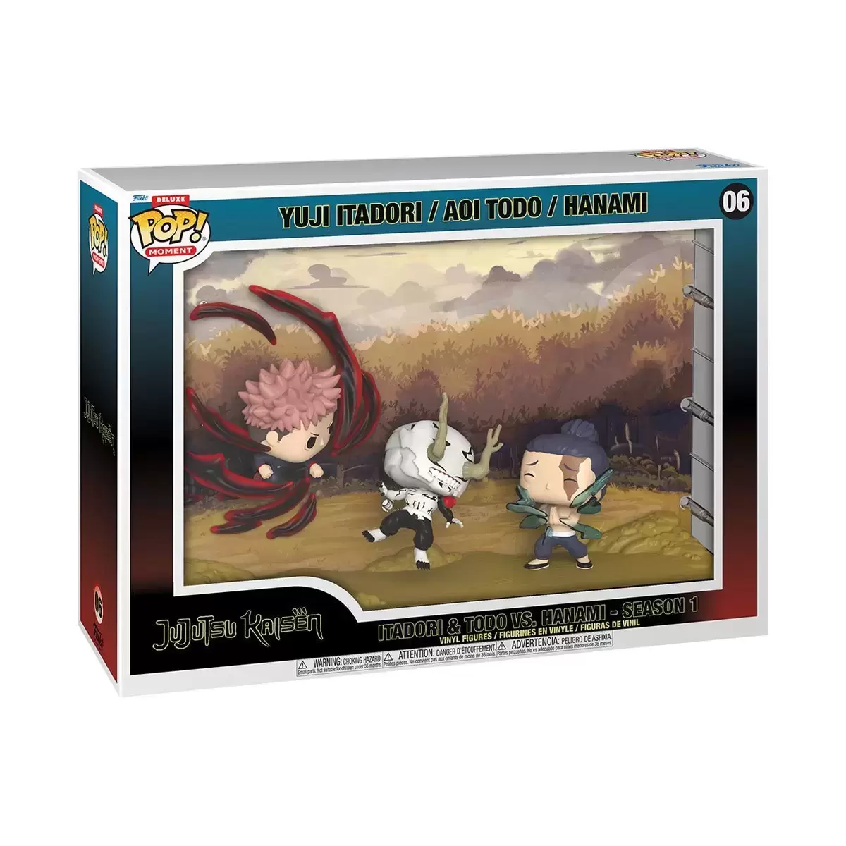 POP! Deluxe Moment - Jujutsu Kaisen - Yuji Itadori, Aoi Todo & Hanami 3 Pack