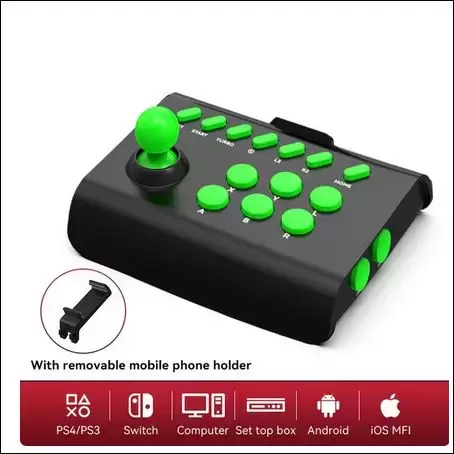 Arcade Stick - BSP-Y01 Mini Sans Fil Joystick Arcade