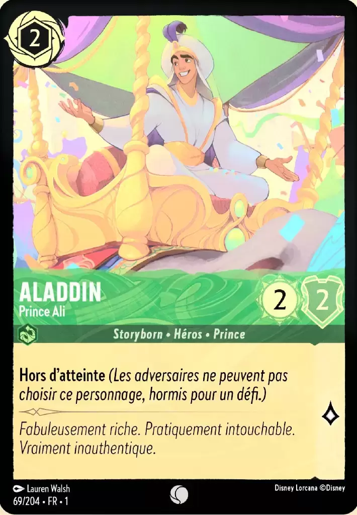 Premier chapitre - Aladdin - Prince Ali - Brillante