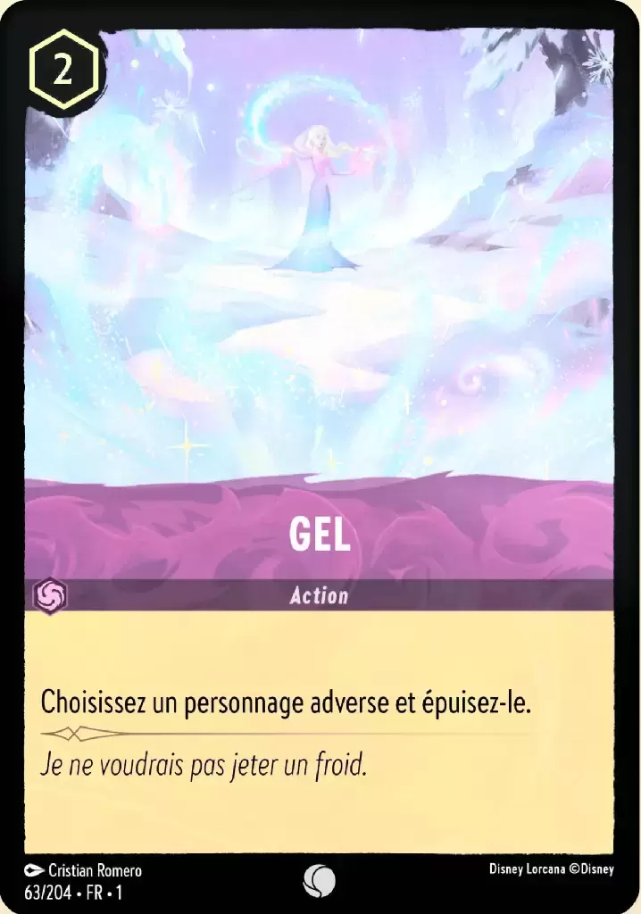 Premier chapitre - Gel - Brillante