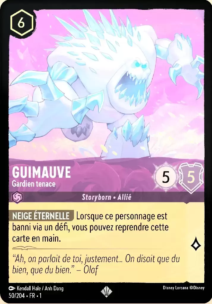 Premier chapitre - Guimauve - Gardien tenace - Brillante
