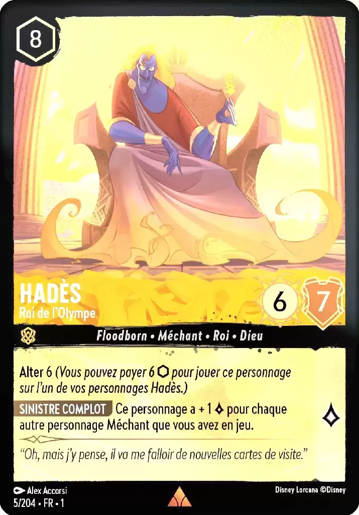 Premier chapitre - Hadès - Roi de l\'Olympe - Brillante