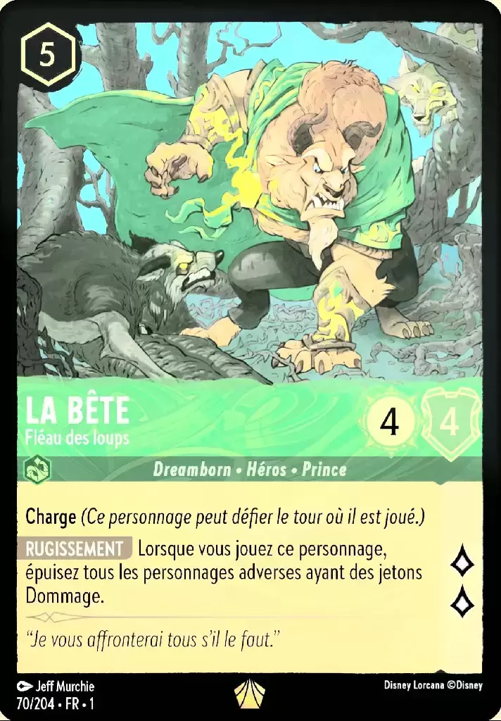 Premier chapitre - La bête - Fléau des loups - Brillante
