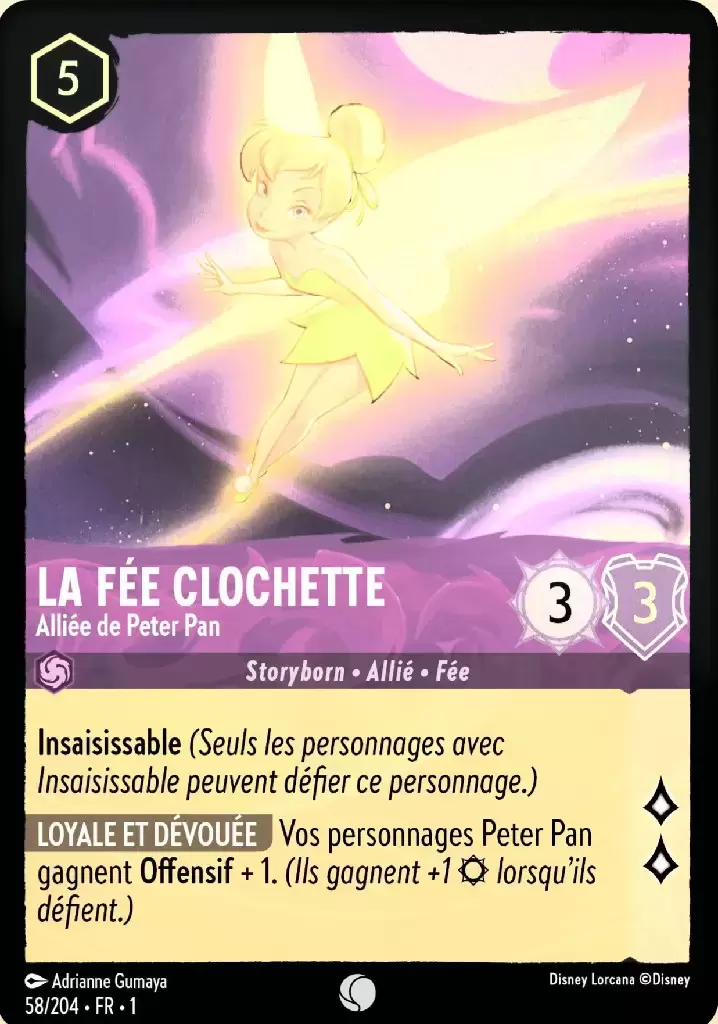 Premier chapitre - La Fée Clochette - Alliée de Peter Pan - Brillante