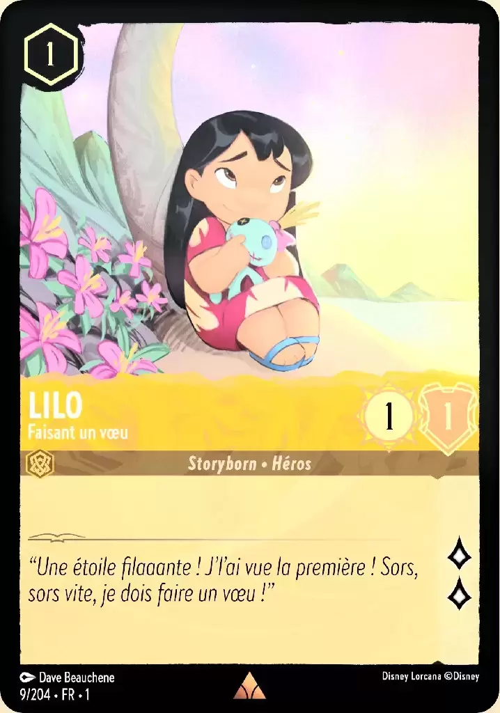 Premier chapitre - Lilo - Faisant un voeu - Brillante