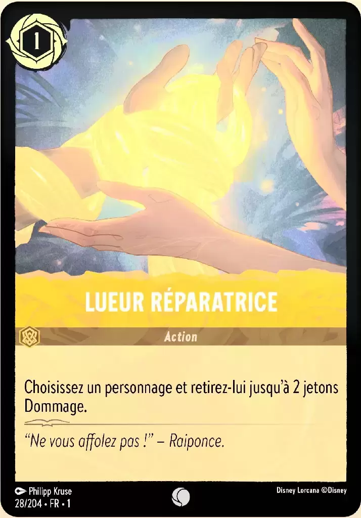 Premier chapitre - Lueur réparatrice - Brillante