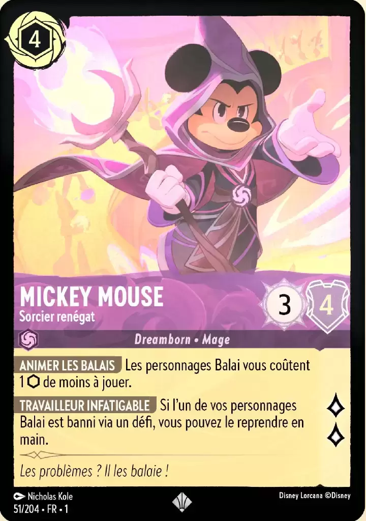 Premier chapitre - Mickey Mouse sorcier renégat - Brillante