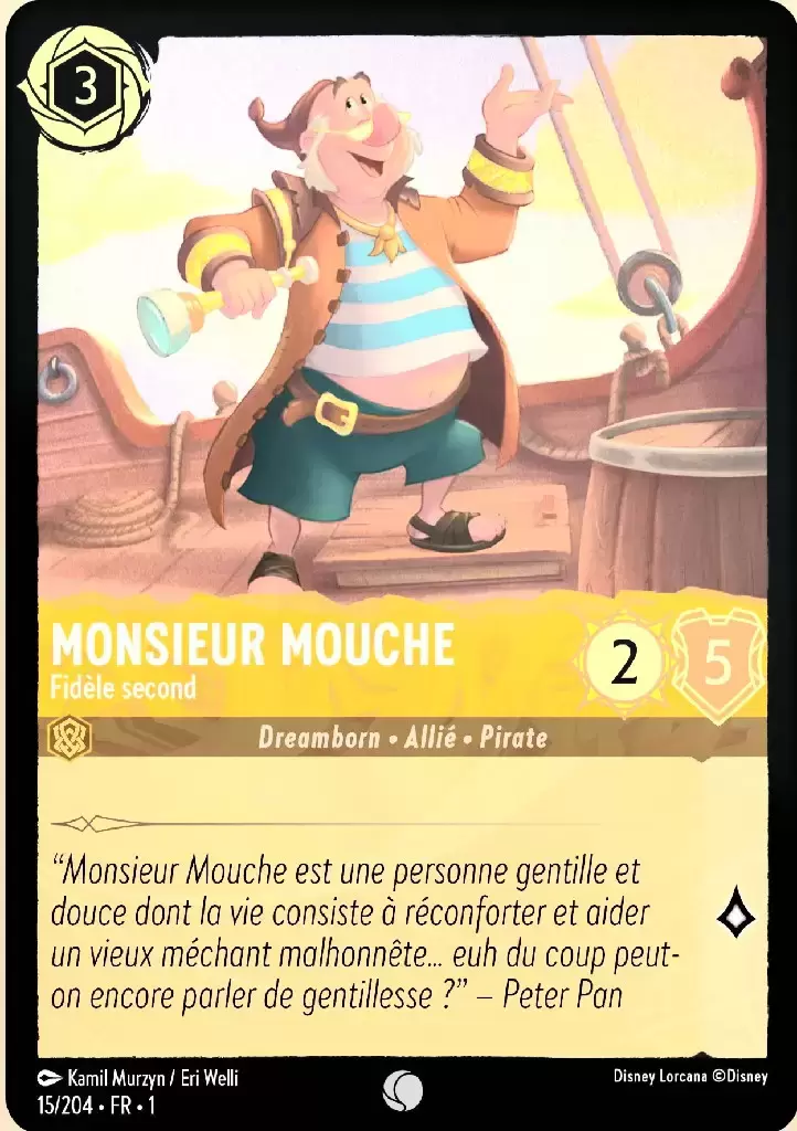 Premier chapitre - Monsieur Mouche - Fidèle second - Brillante