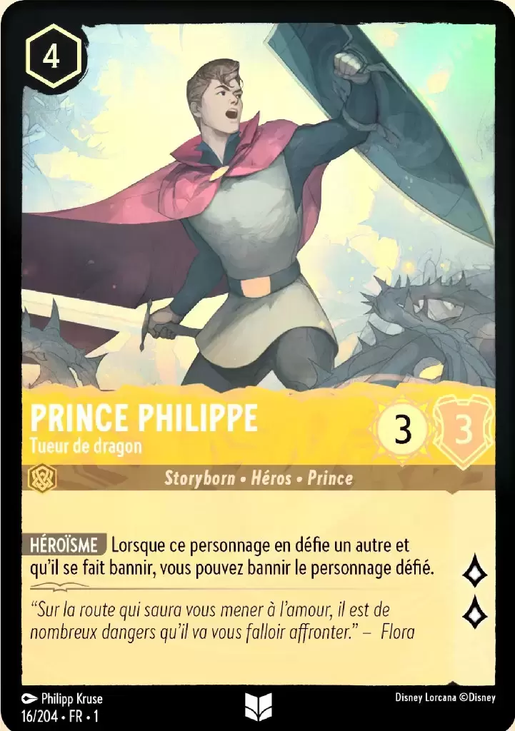 Premier chapitre - Prince Philippe - Tueur de dragon - Brillante