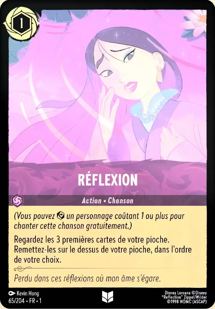 Premier chapitre - Réflexion - Brillante