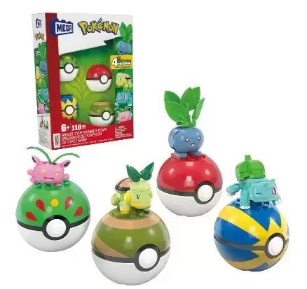 Pokémon Mega Construx - Grass-Type Trainer Team