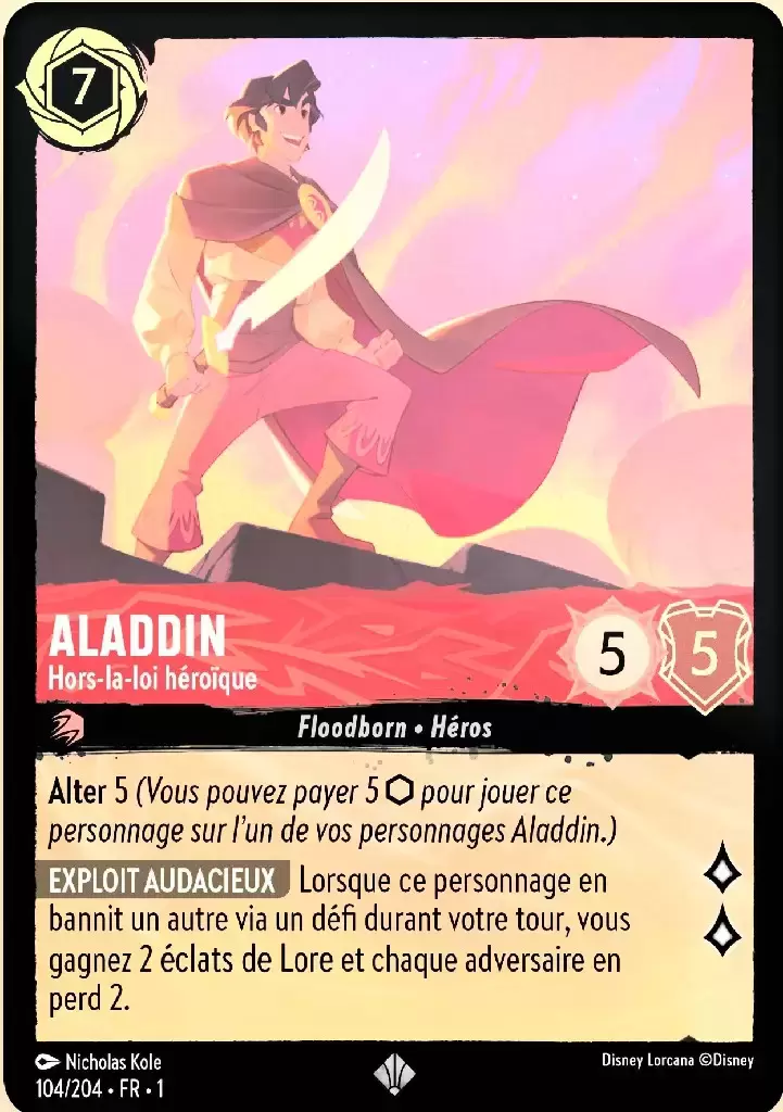 Premier chapitre - Aladdin - Hors-la-loi héroïque - Brillante