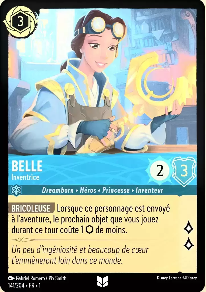 Premier chapitre - Belle - Inventrice - Brillante