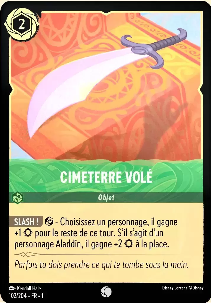 Premier chapitre - Cimeterre volé - Brillante