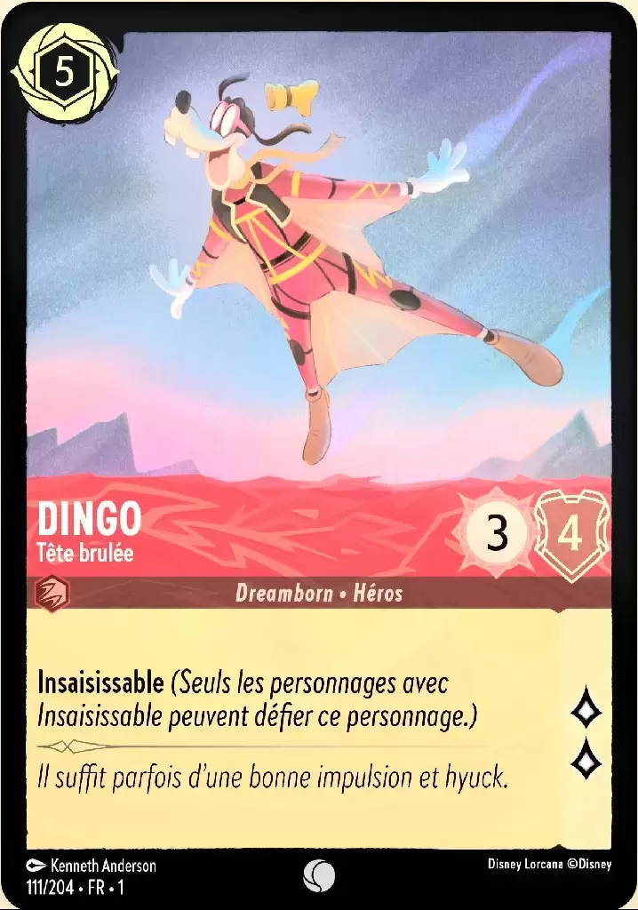 Premier chapitre - Dingo - Tête brulée - Brillante