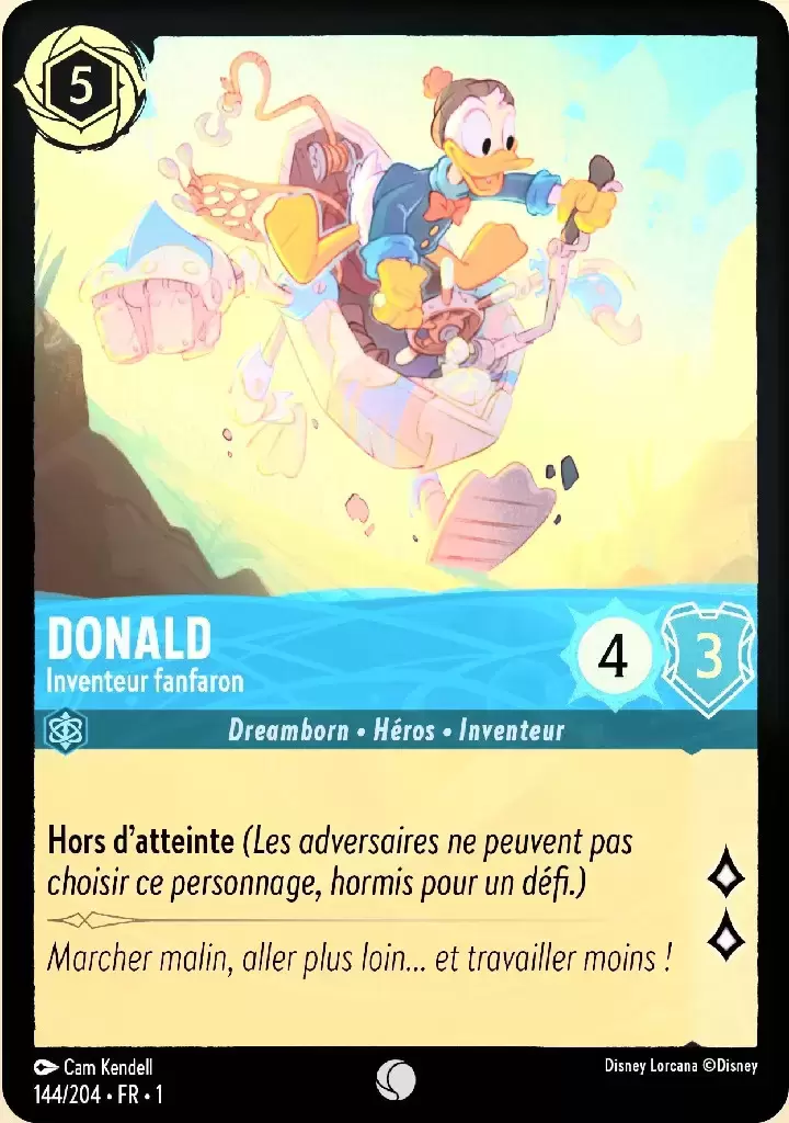 Premier chapitre - Donald - Inventeur fanfaron - Brillante