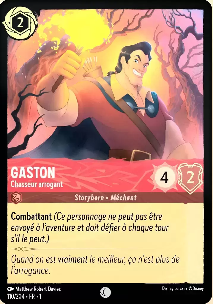 Premier chapitre - Gaston - Chasseur arrogant - Brillante