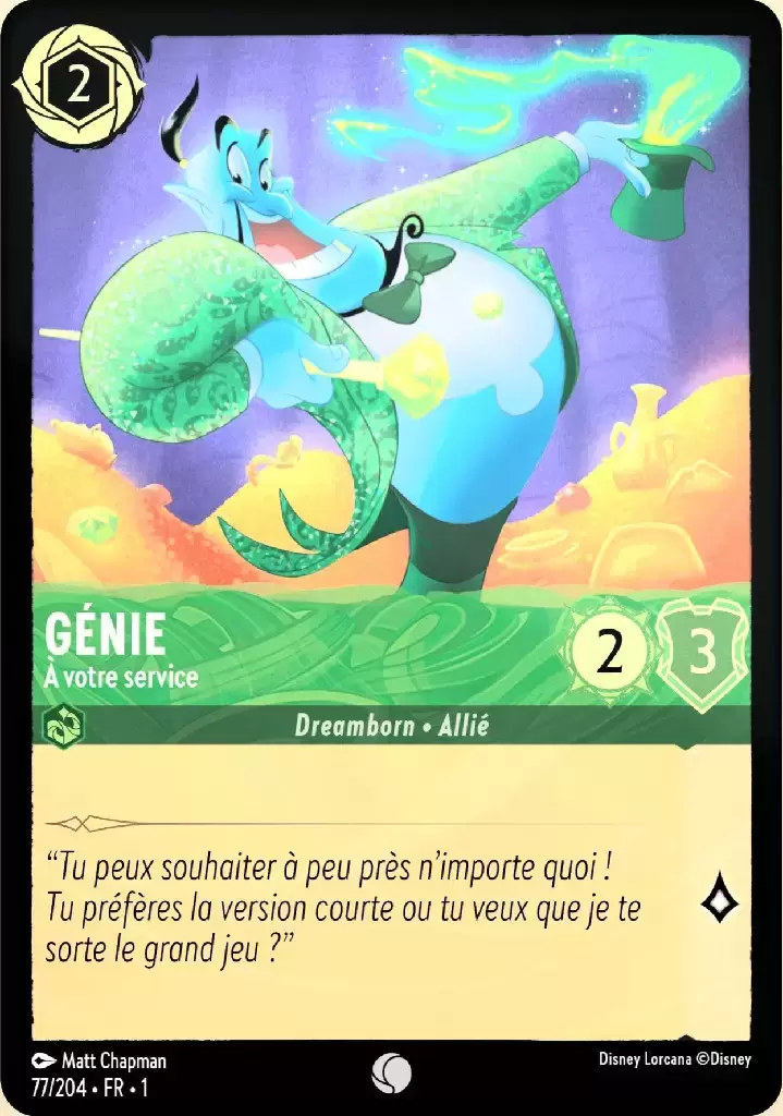 Premier chapitre - Génie - À votre service - Brillante