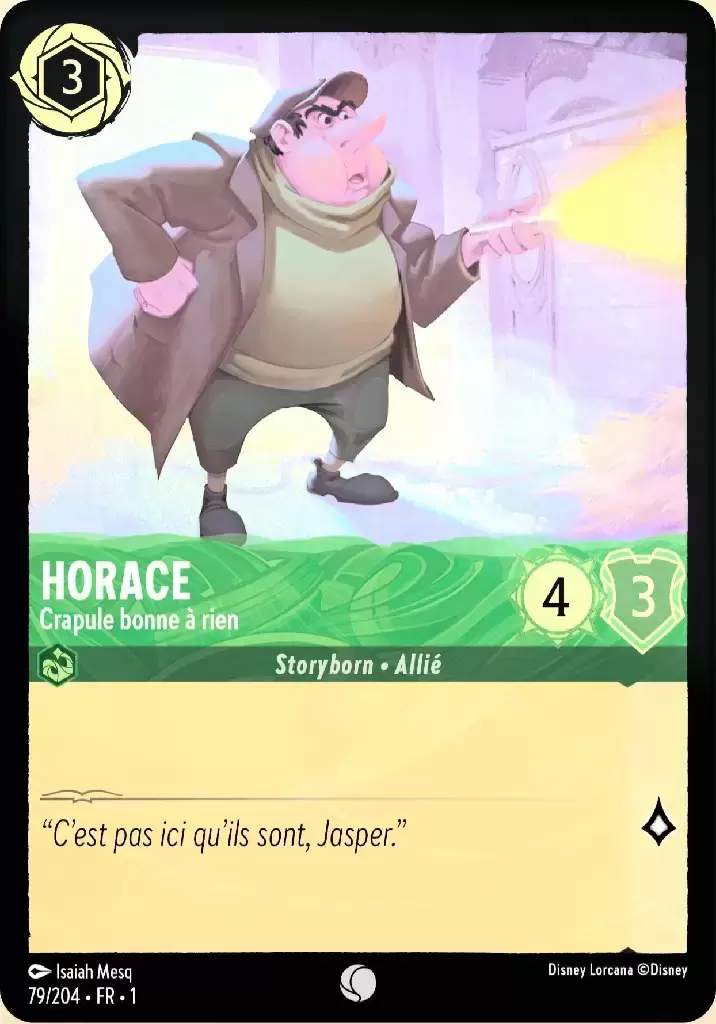 Premier chapitre - Horace - Crapule bonne à rien - Brillante