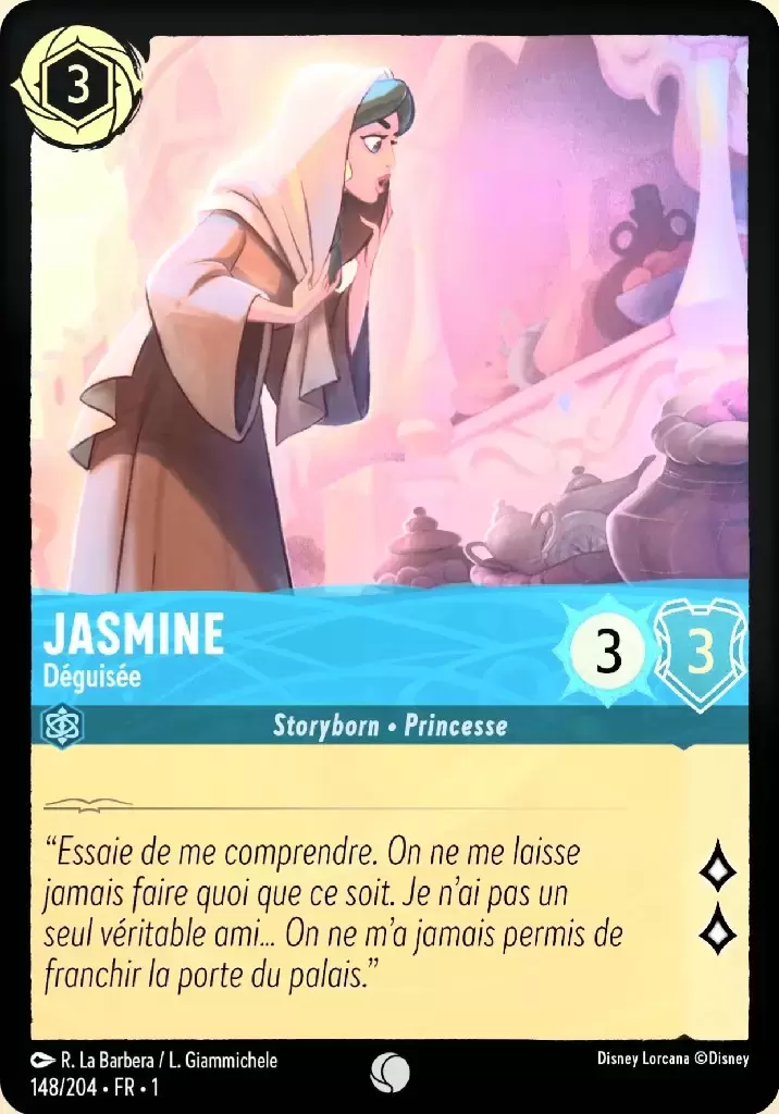 Premier chapitre - Jasmine - Déguisée - Brillante