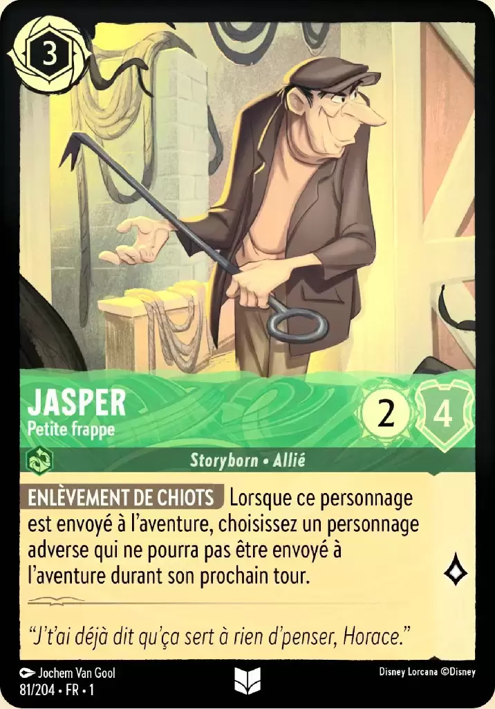 Premier chapitre - Jasper - Petite frappe - Brillante