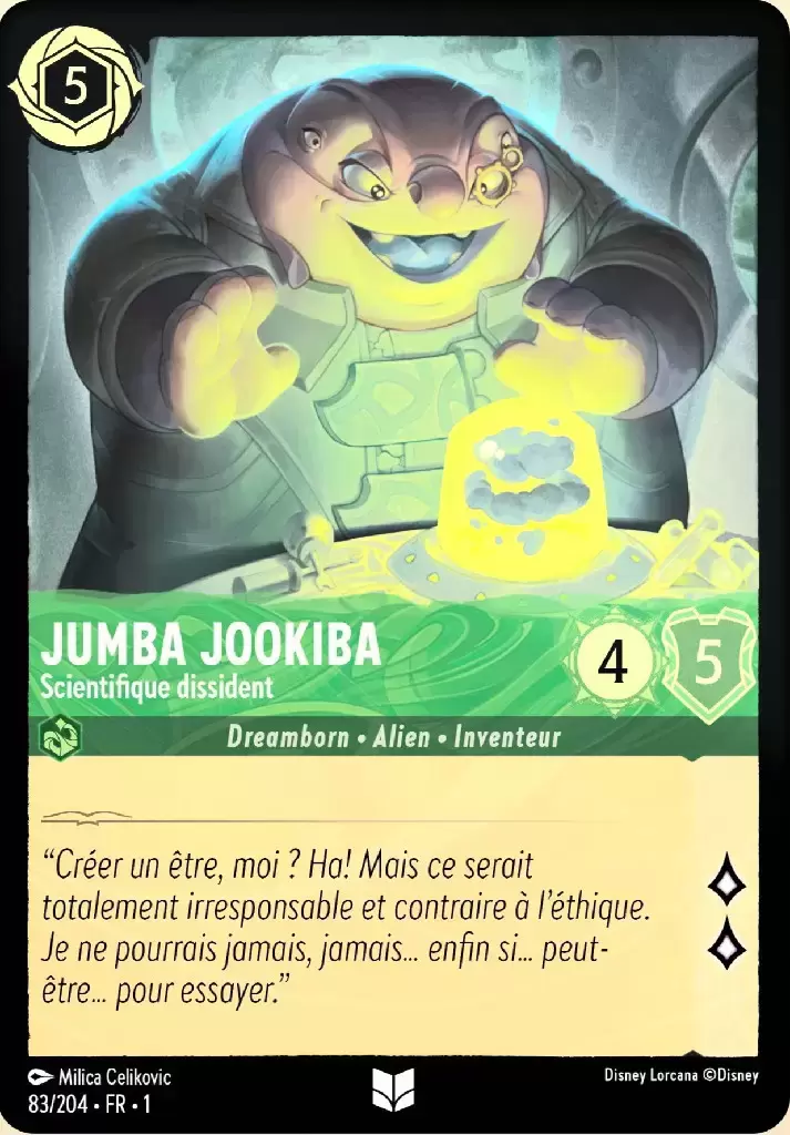 Premier chapitre - Jumba Jookiba - Scientifique dissident - Brillante