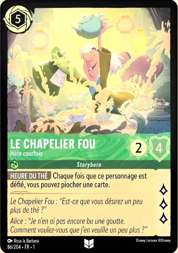 Premier chapitre - Le Chapelier Fou - Hôte courtois - Brillante
