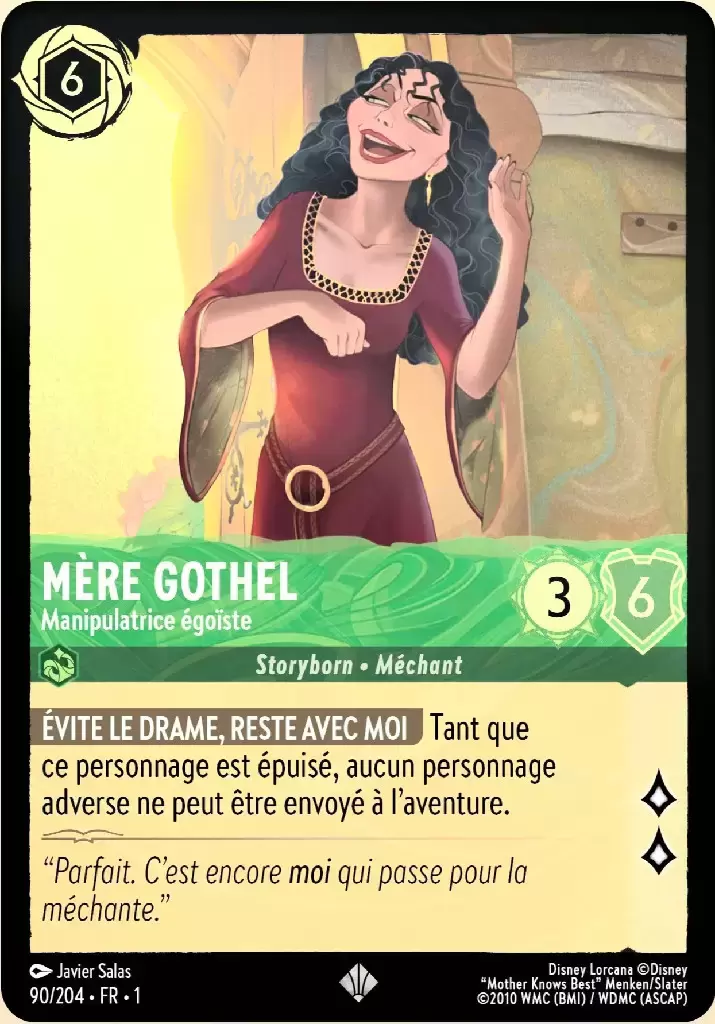 Premier chapitre - Mère de Gothel - Manipulatrice égoïste