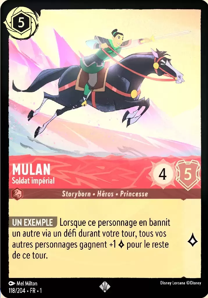 Premier chapitre - Mulan - Soldat Impérial - Brillante