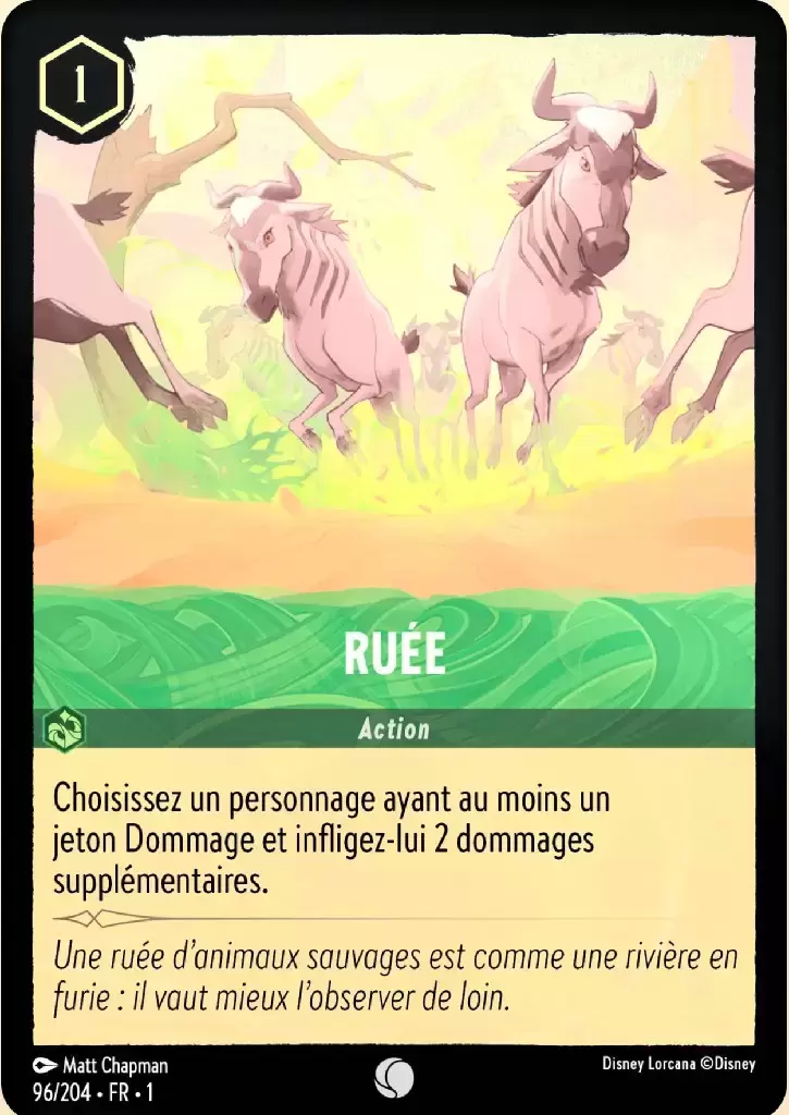 Premier chapitre - Ruée - Brillante