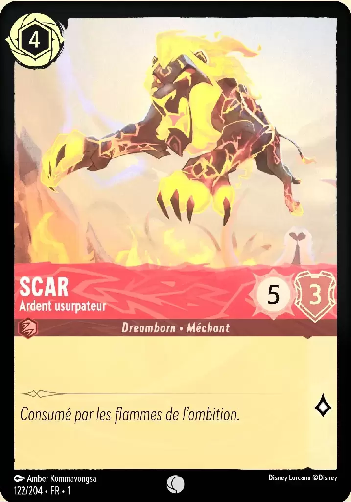 Premier chapitre - Scar ardent usurpateur - brillante