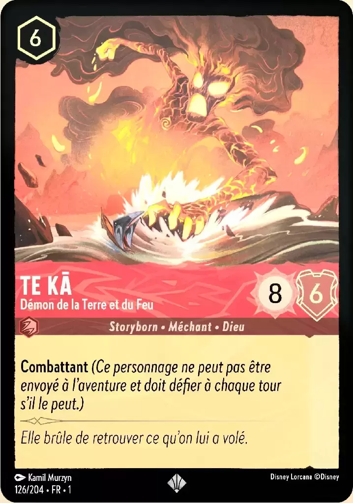 Premier chapitre - Te Kā - Démon de la Terre et du Feu - Brillante
