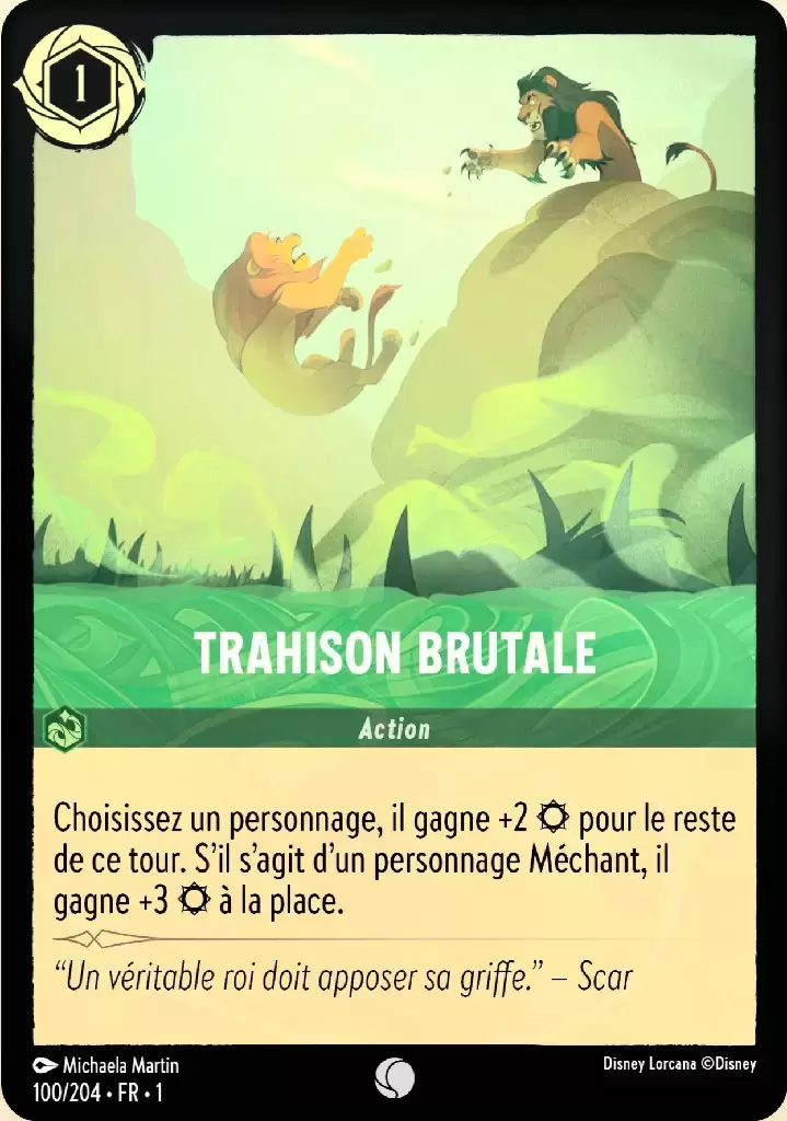 Premier chapitre - Trahison brutale - Brillante